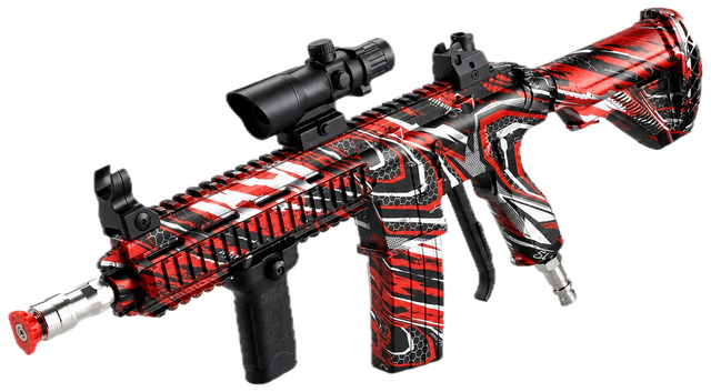 Apex Venom — red hex graffiti Long-Frame