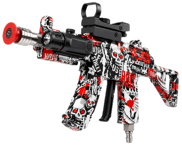 Apex Voodoo — red skull graffiti Shorty