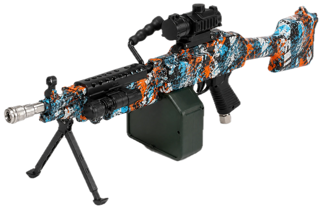 Apex Tempest — blue-orange splatter Heavy