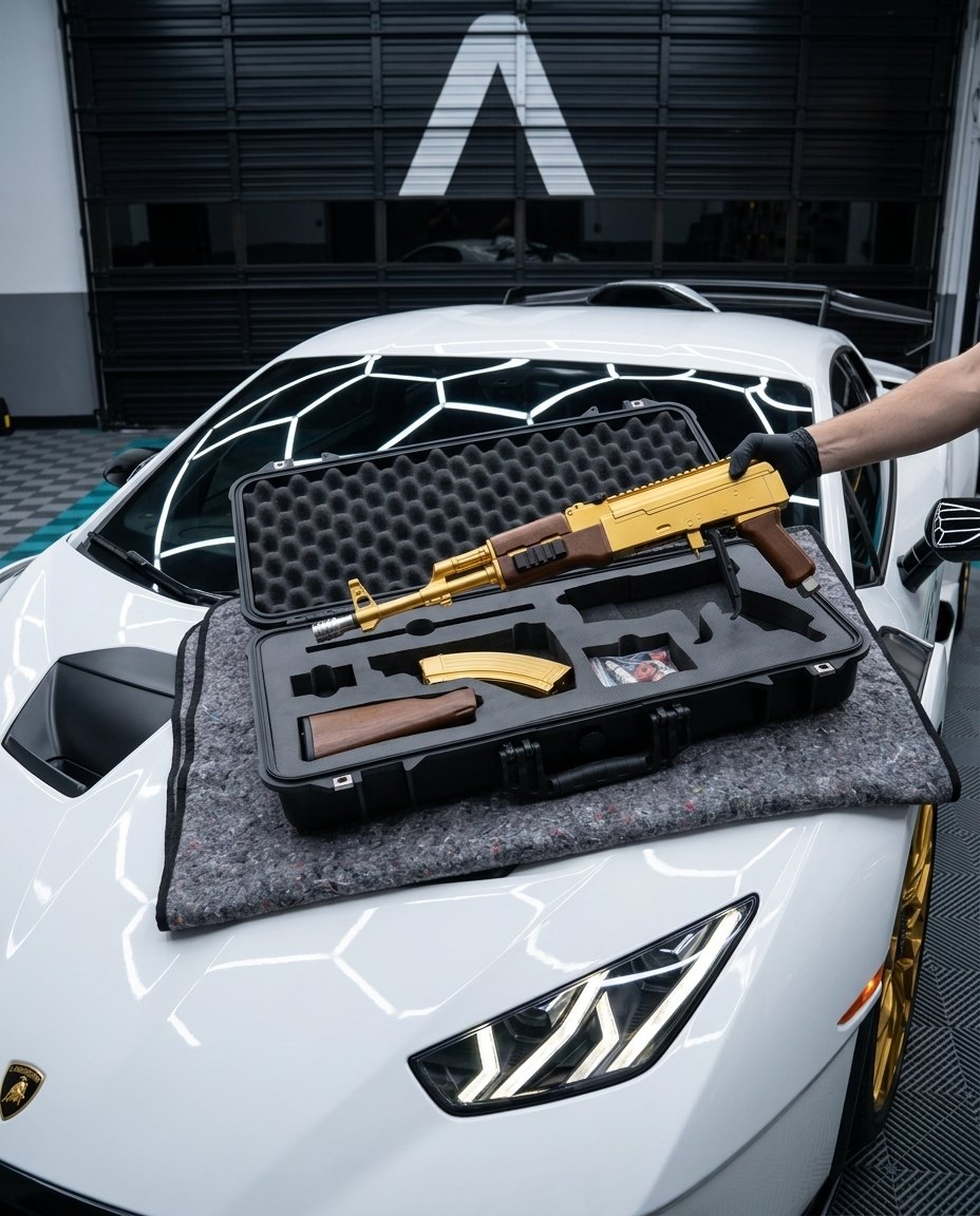 Lifting Dynasty from the case on the hood