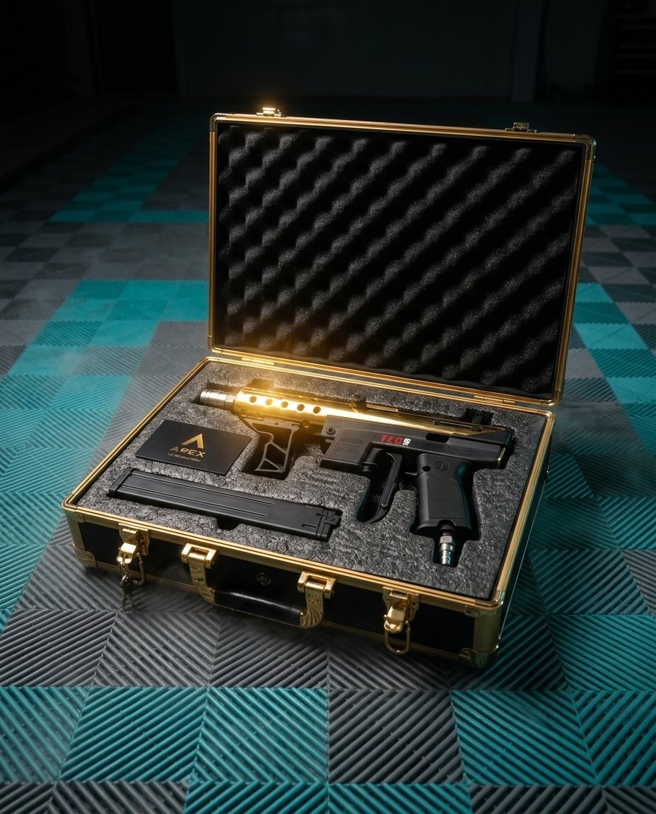 Open case on the bay floor