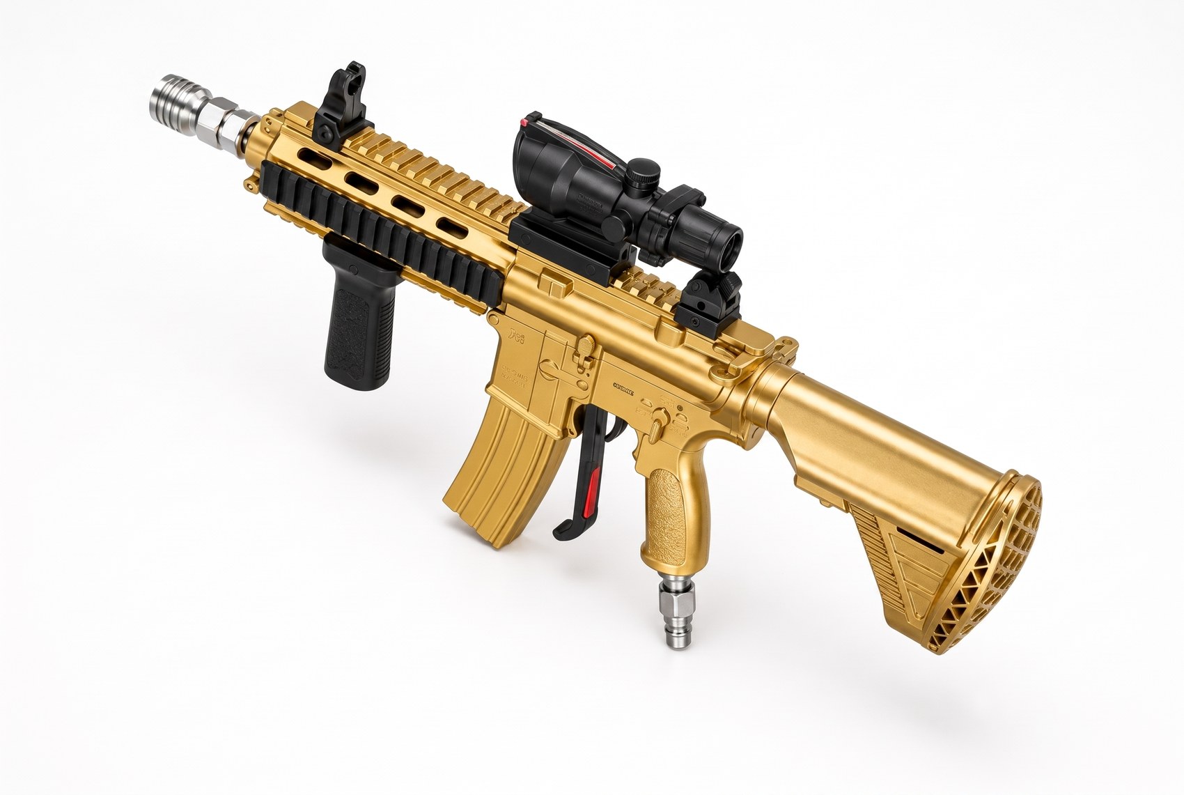 Apex Midas — full-gold Long-Frame with optic, studio shot